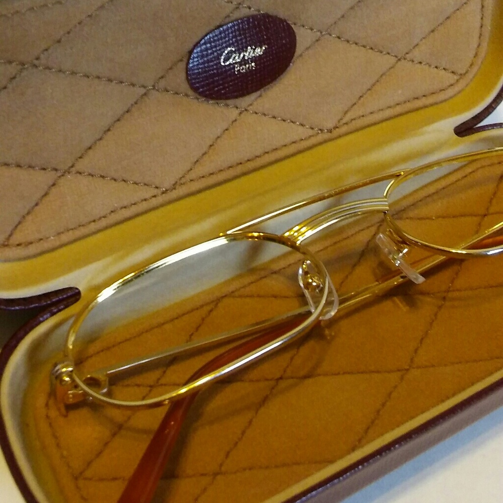 Mens Cartier "Must" Louis Eyeglasses frames